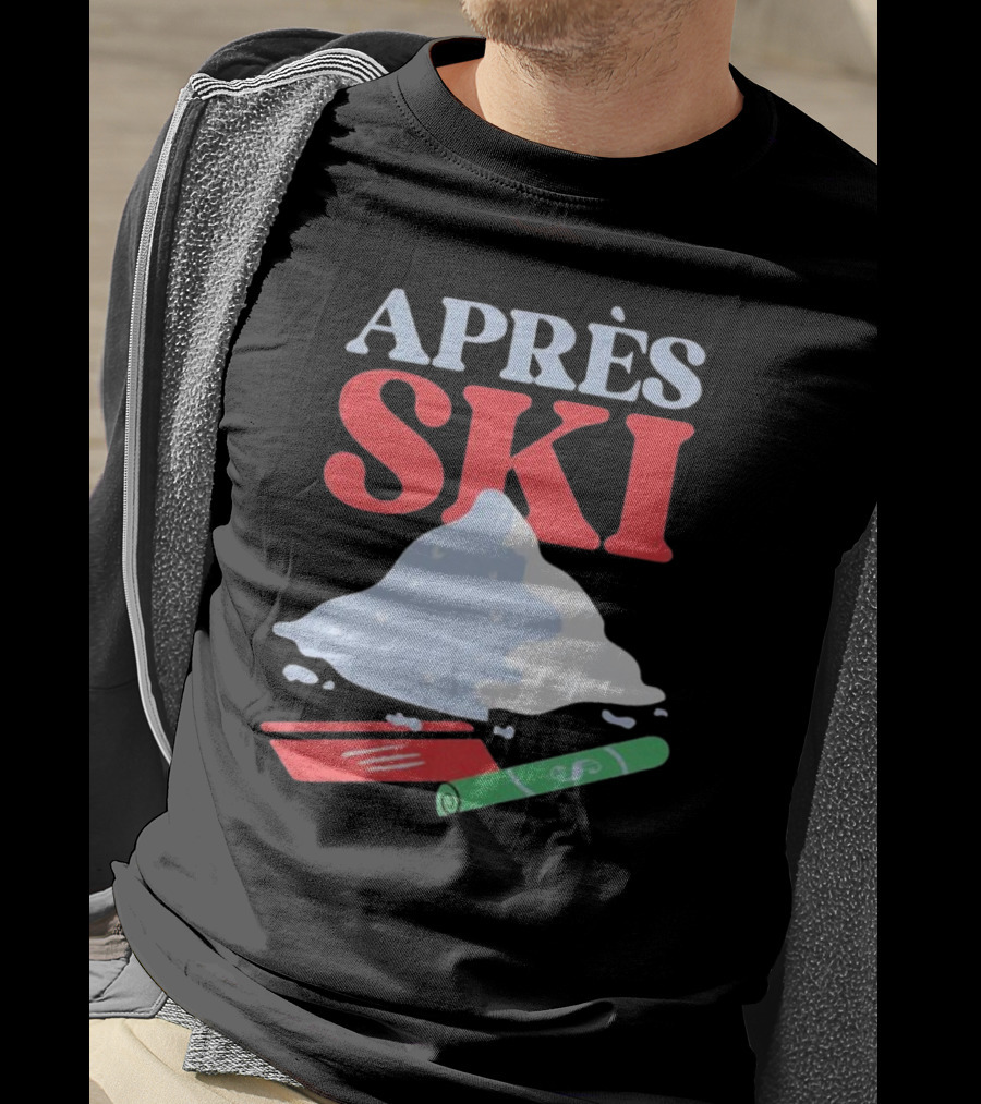 APRÈS SKI Snow Powder Enthusiast Fun Adventure T-Shirt