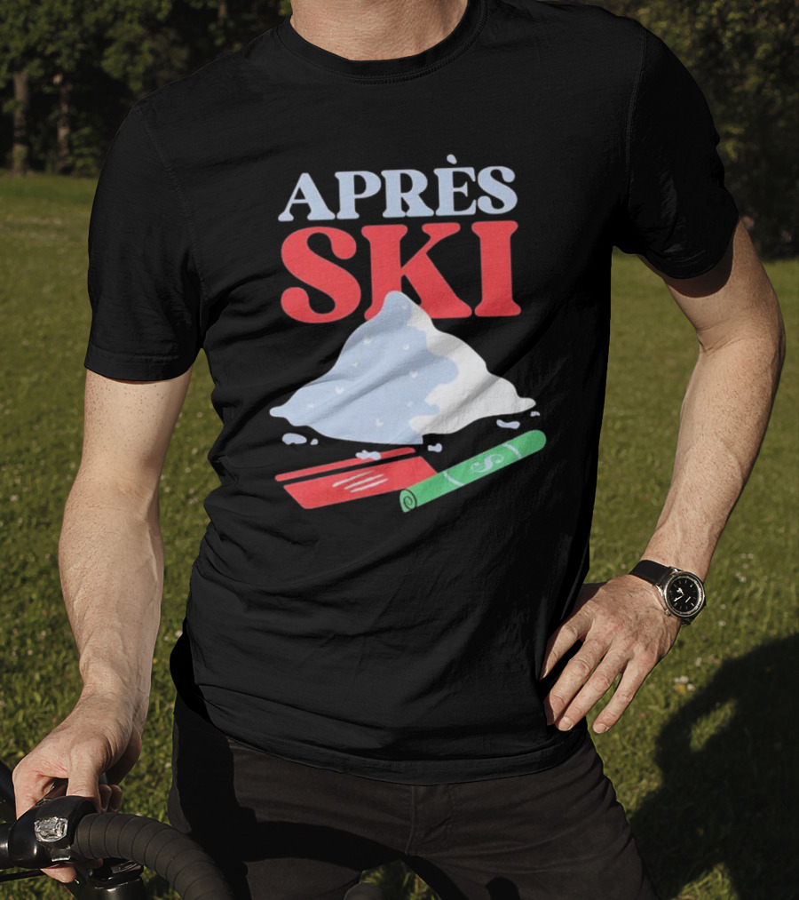 APRÈS SKI Snow Powder Enthusiast Fun Adventure T-Shirt