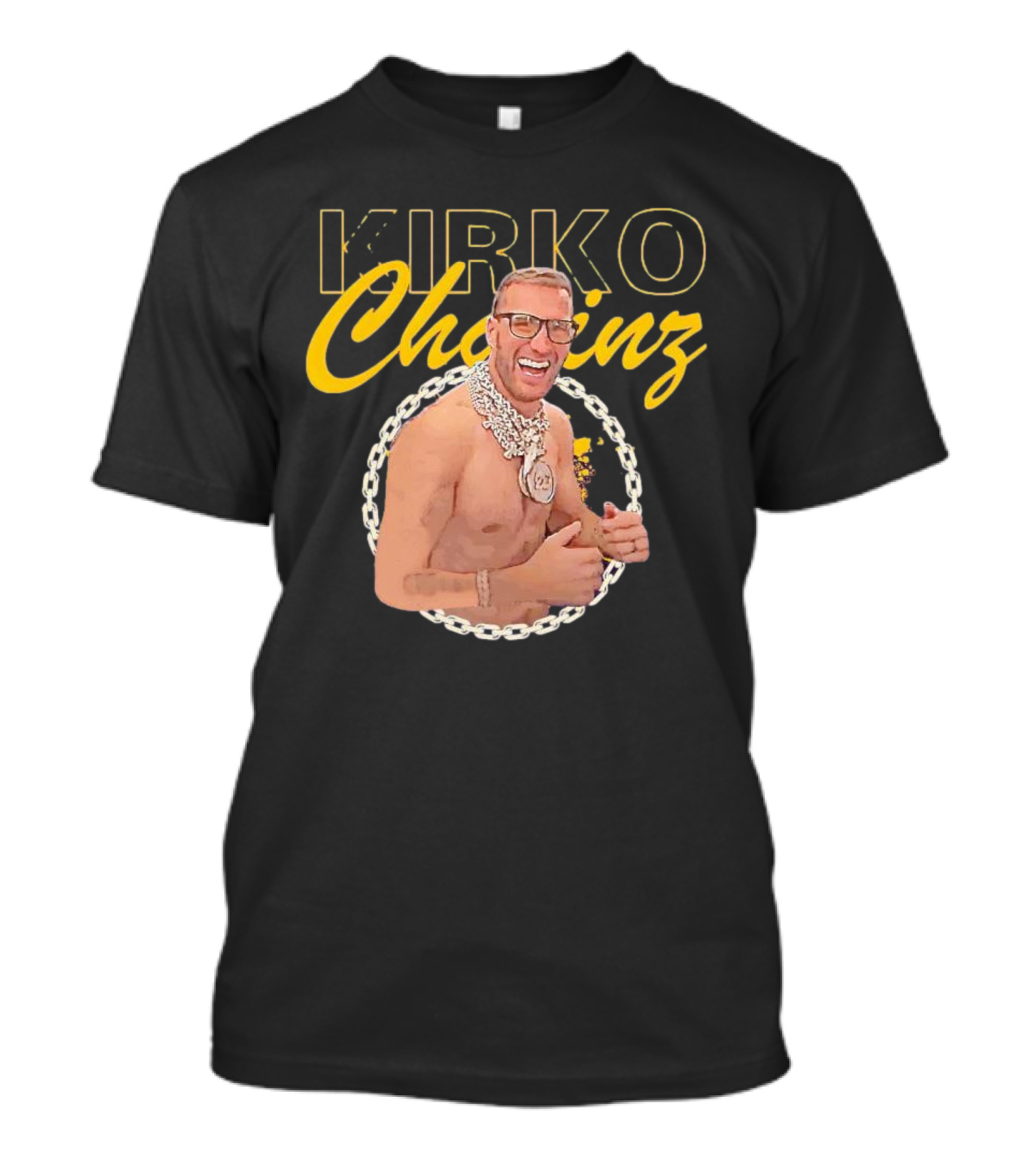 Kirko Chainz Kirk Cousins Signatures NFL Inspired Jewelry T-Shirt