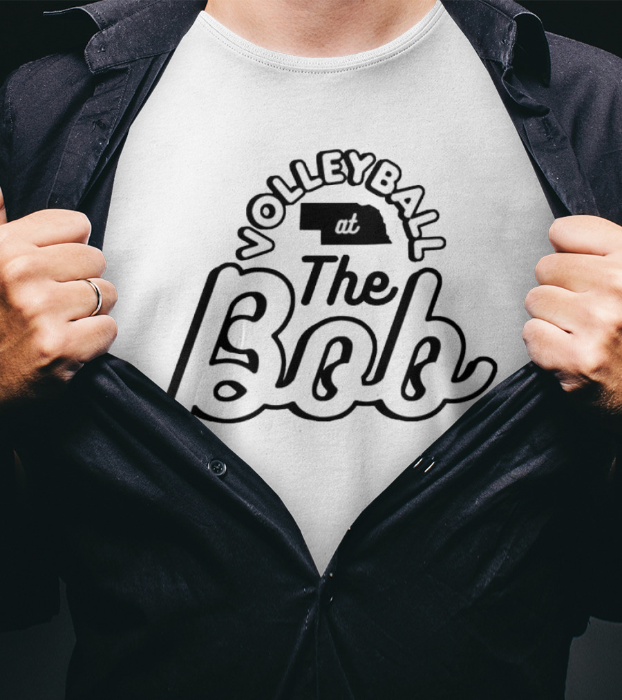 Volleyball At The Bob Nebraska T-Shirt