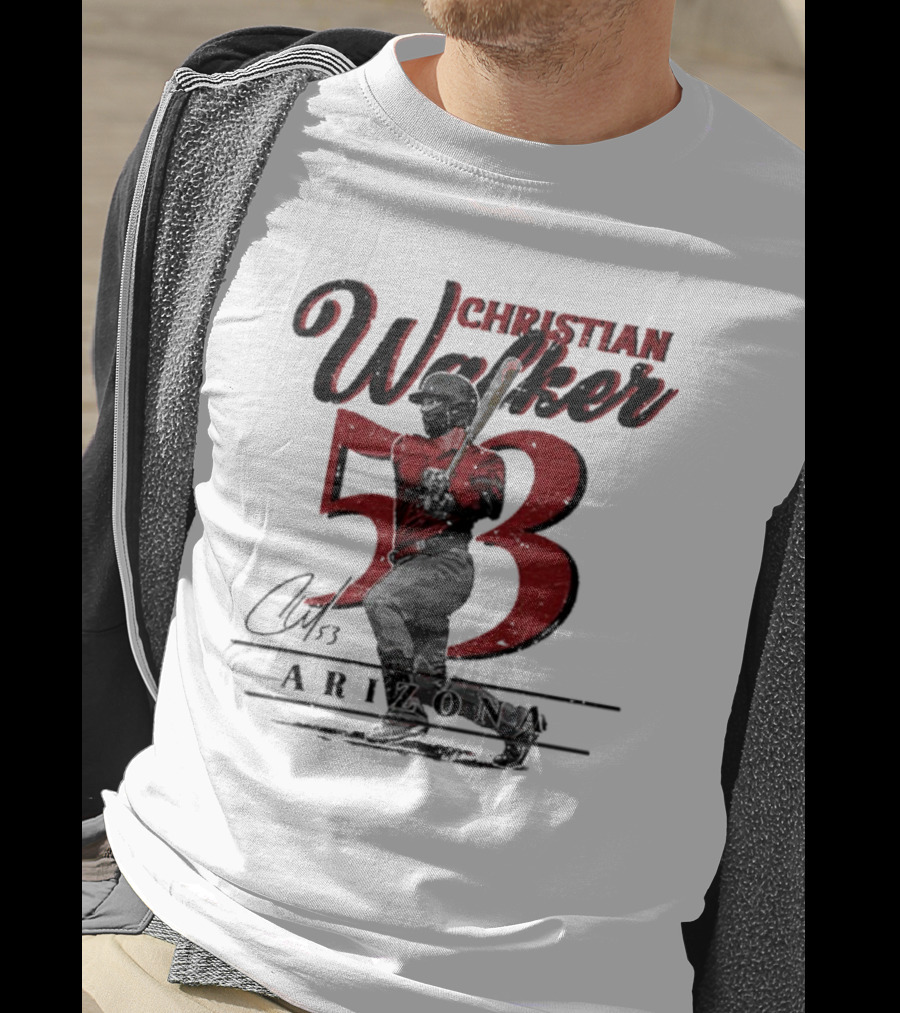 Christian Walker Arizona 53 Baseball Player T-Shirt