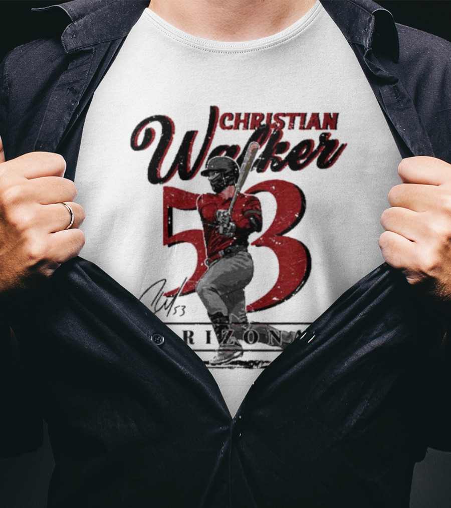 Christian Walker Arizona 53 Baseball Player T-Shirt