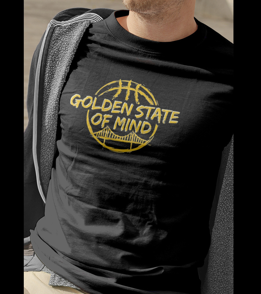 Golden State Of Mind Basketball Bridge T-Shirt