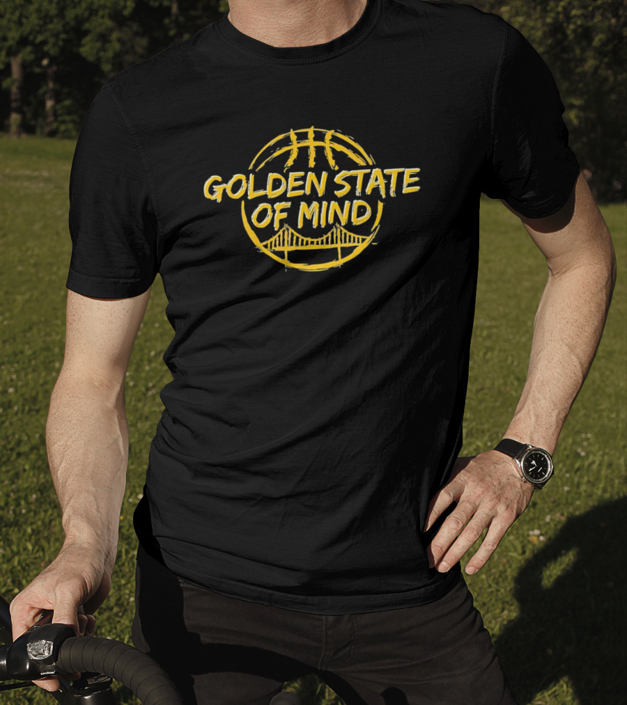 Golden State Of Mind Basketball Bridge T-Shirt