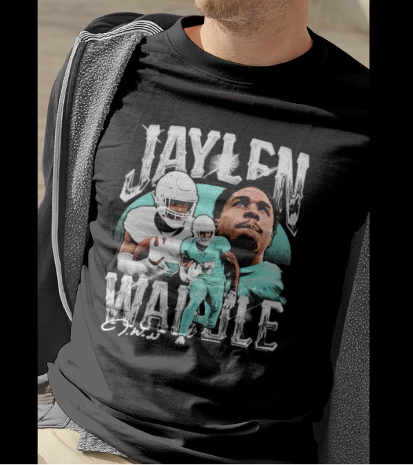 Jaylen Waddle Miami Dolphins Signature J.W T-Shirt