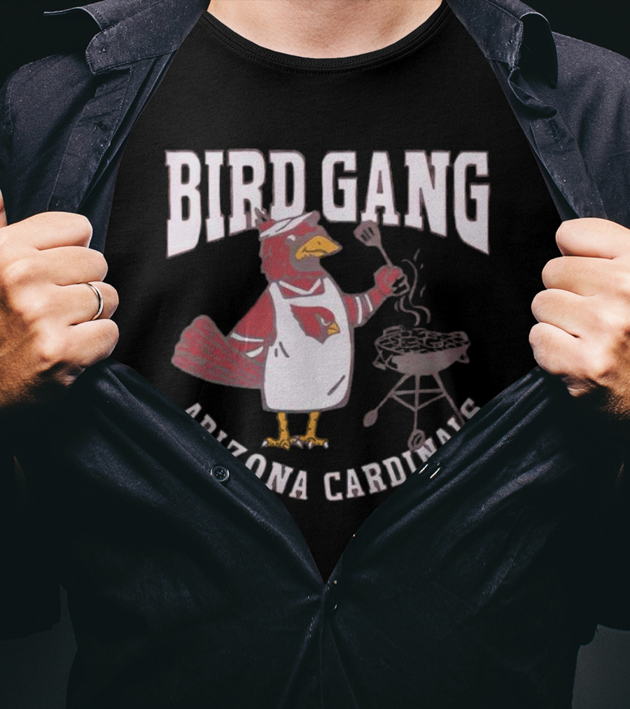 Bird Gang Arizona Cardinals BBQ Bird T-Shirt