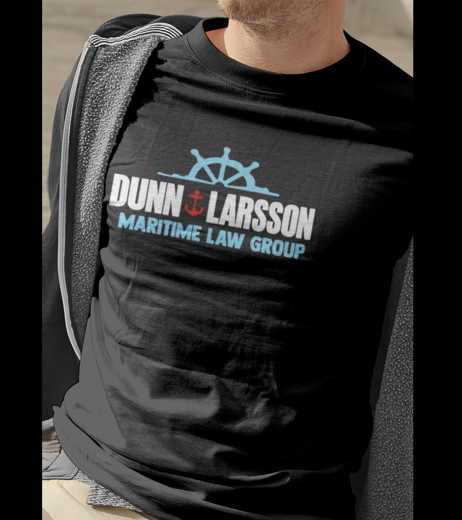 Dunn Larsson Maritime Law Group Anchor And Helm T-Shirt