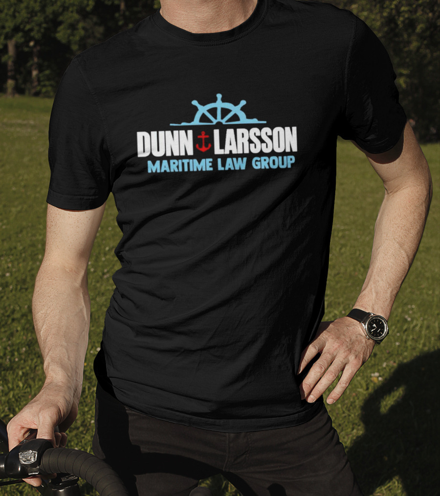 Dunn Larsson Maritime Law Group Anchor And Helm T-Shirt