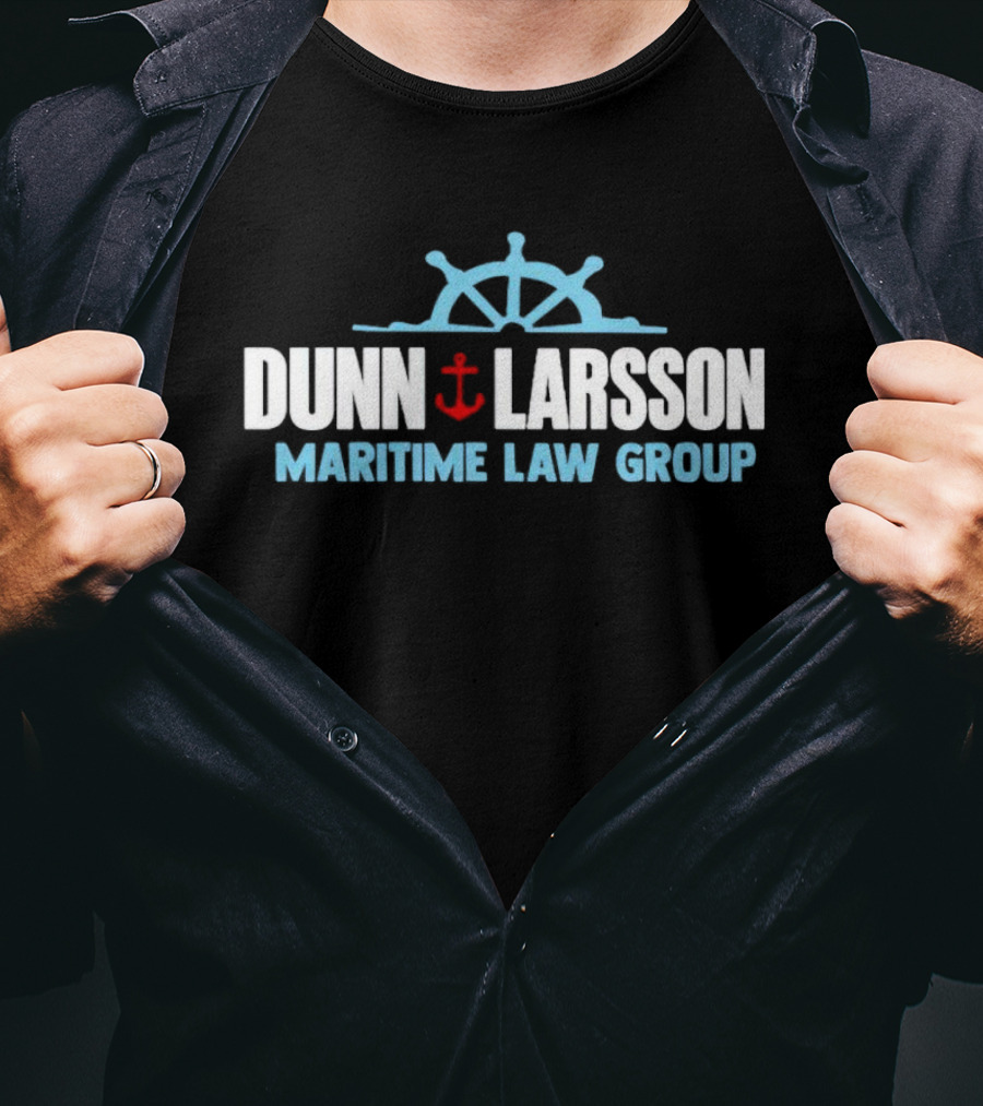Dunn Larsson Maritime Law Group Anchor And Helm T-Shirt