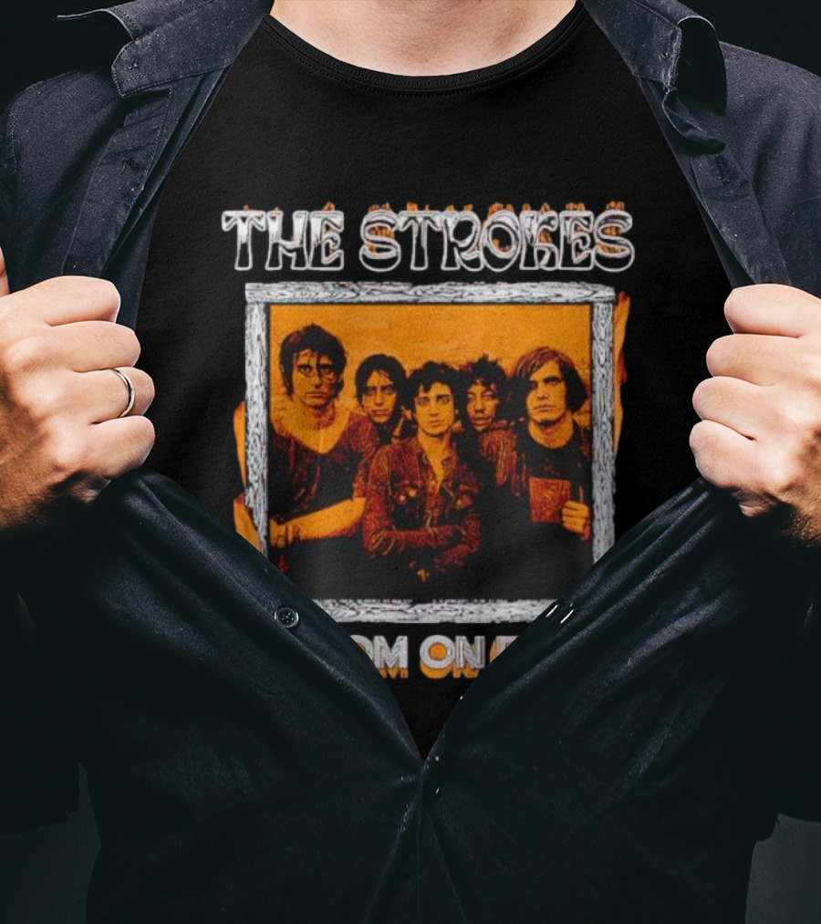 The Strokes Room On Fire Album Art Band Photo T-Shirt