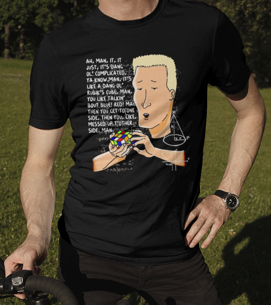 Ah Man Dang Ol’ Complicated Life Rubik’s Cube Man T-Shirt