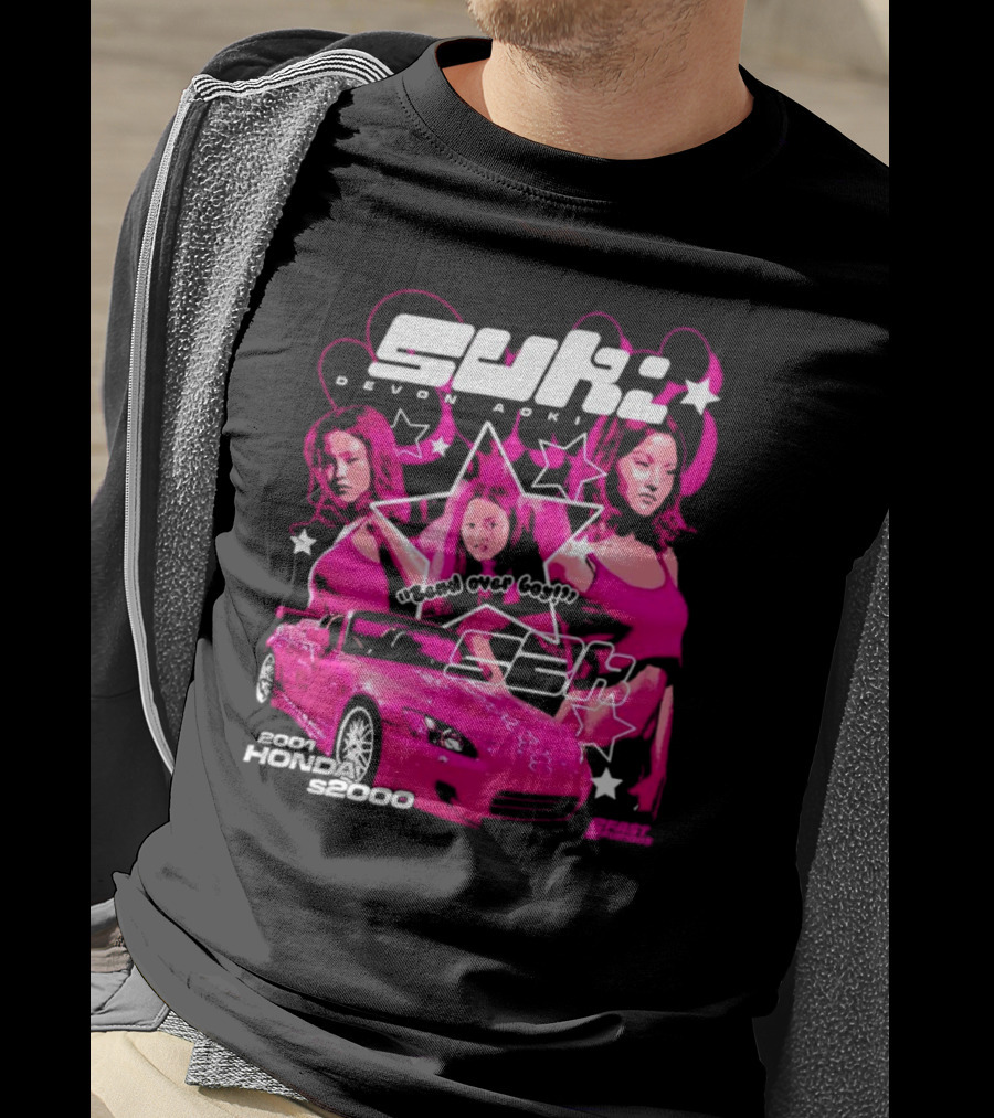 Suki Devon Aoki 2F2f 2001 Honda S2000 Racer Girl Power T-Shirt