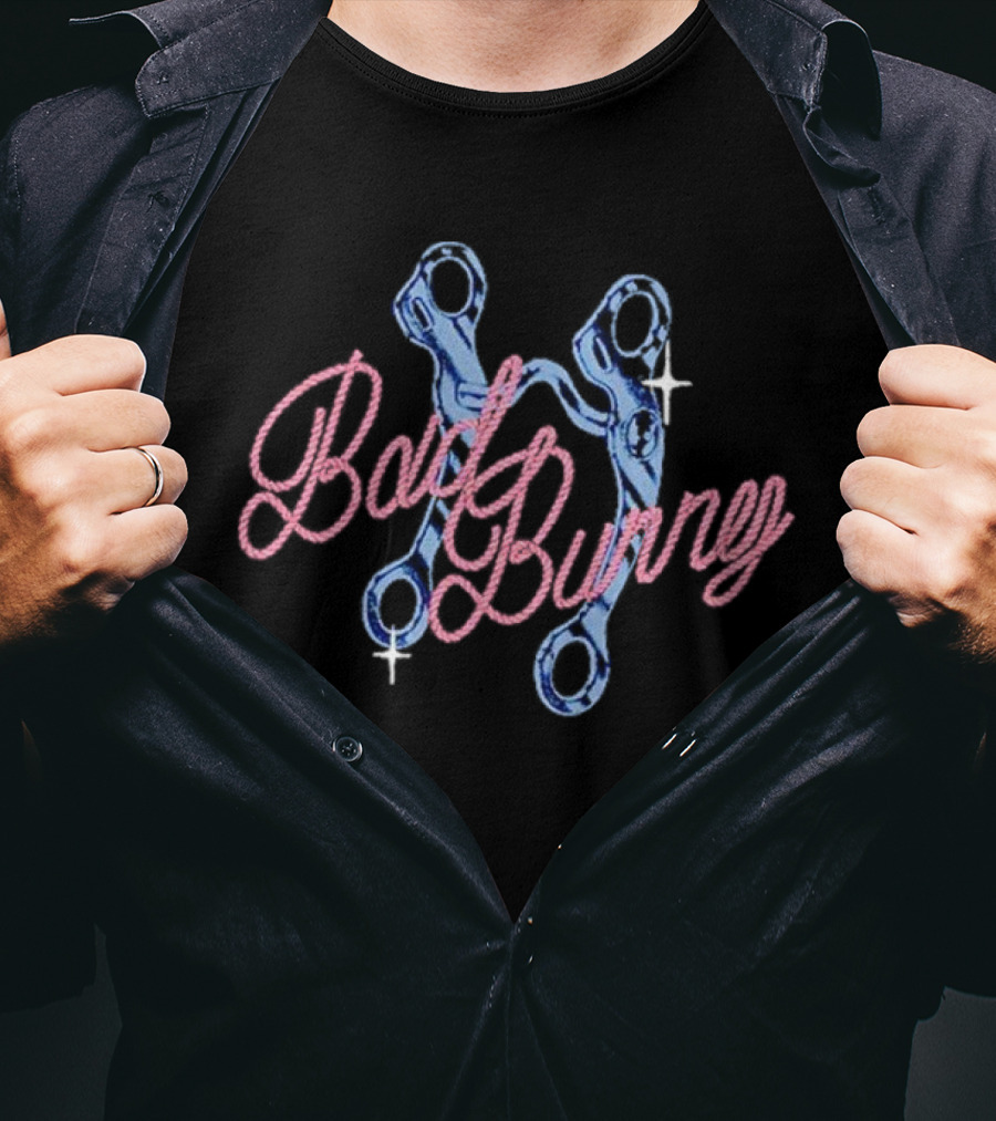 Bad Bunny Horsebit Sparkle T-Shirt