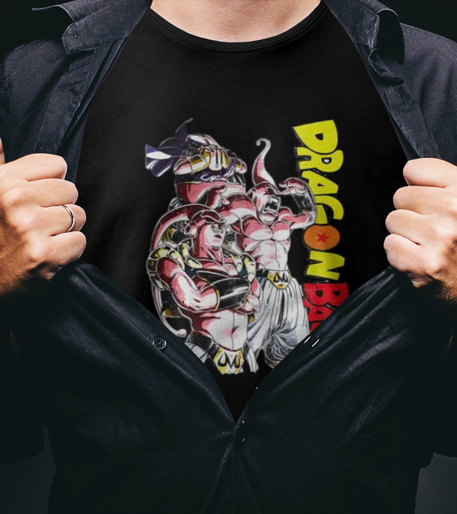 Majin Buu Forms Dragon Ball Z Mighty Trio Display T-Shirt