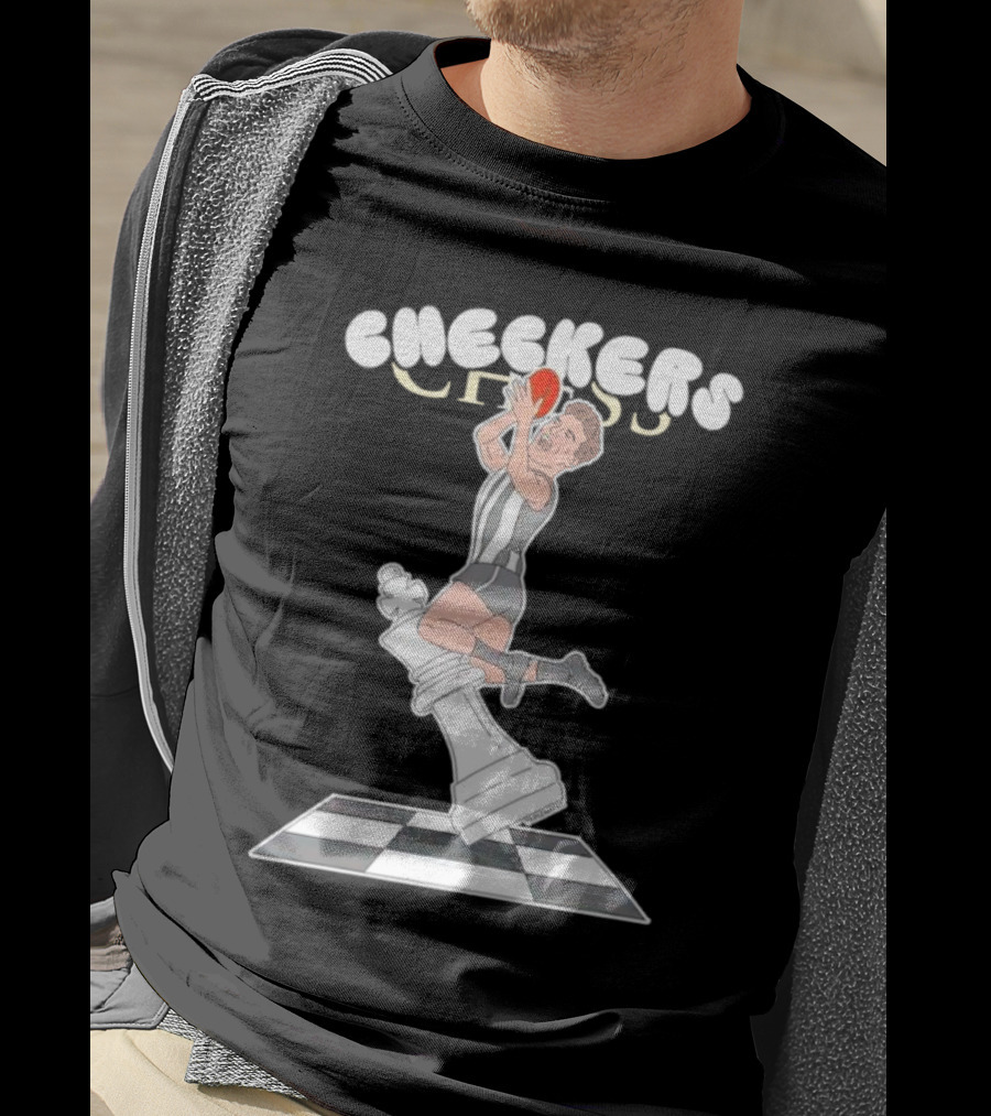 Checkers Chess Dunk King Piece Basketball Jumper T-Shirt
