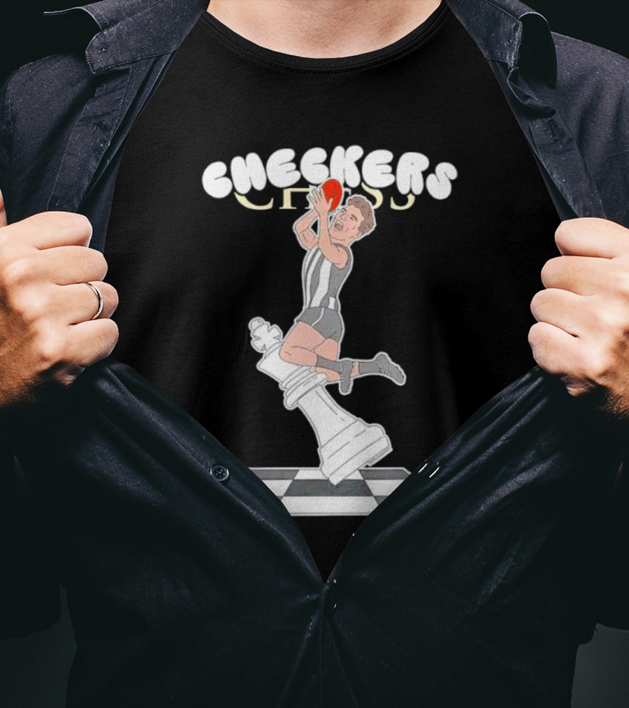 Checkers Chess Dunk King Piece Basketball Jumper T-Shirt