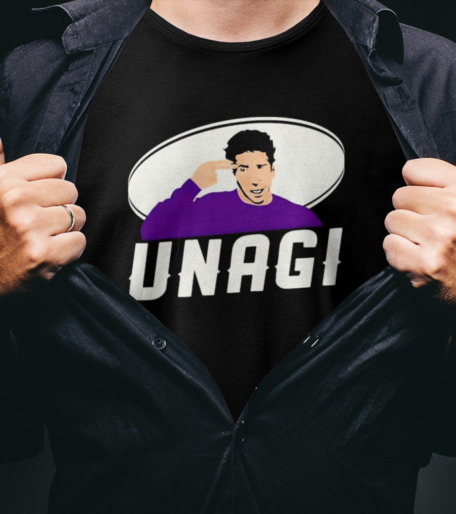 Friends Ross Geller Unagi Iconic Gesture From The One With Unagi T-Shirt