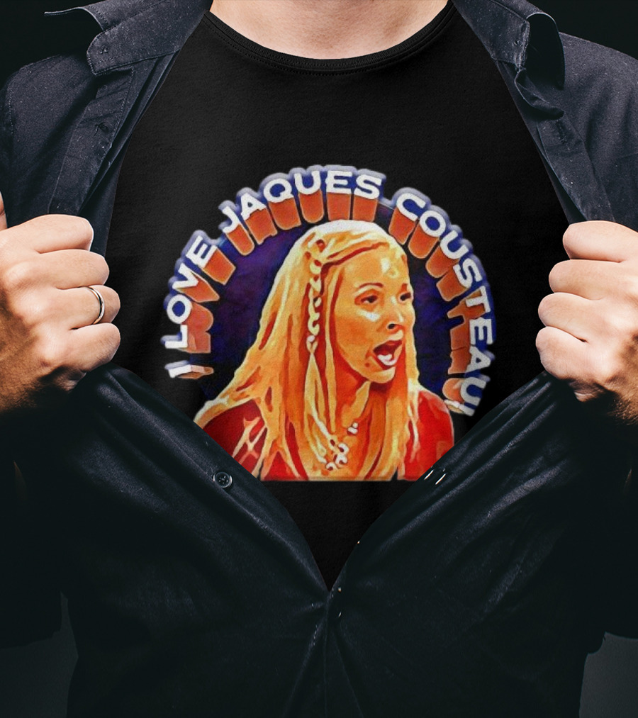 I Love Jaques Cousteau Phoebe Fan T-Shirt