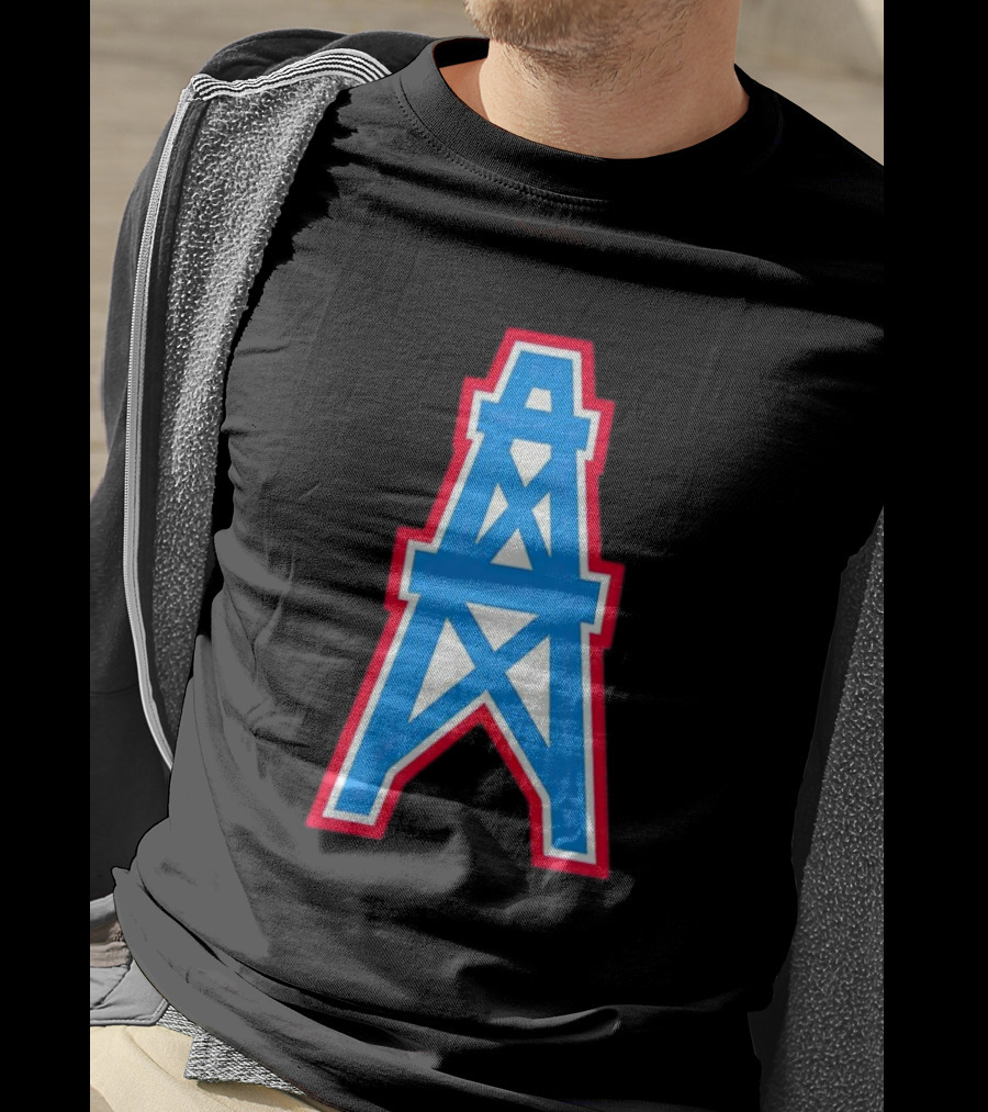 Houston Oilers Luv Ya Blue Oil Derrick Franklin T-Shirt