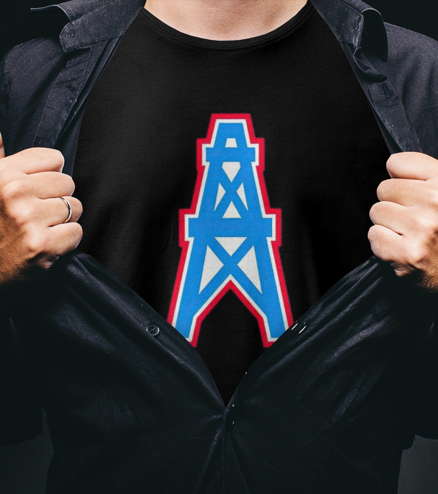 Houston Oilers Luv Ya Blue Oil Derrick Franklin T-Shirt