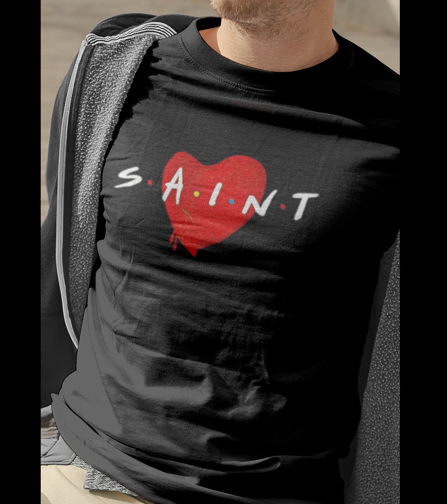 SAINT Michael Friends Heart Inspired T-Shirt