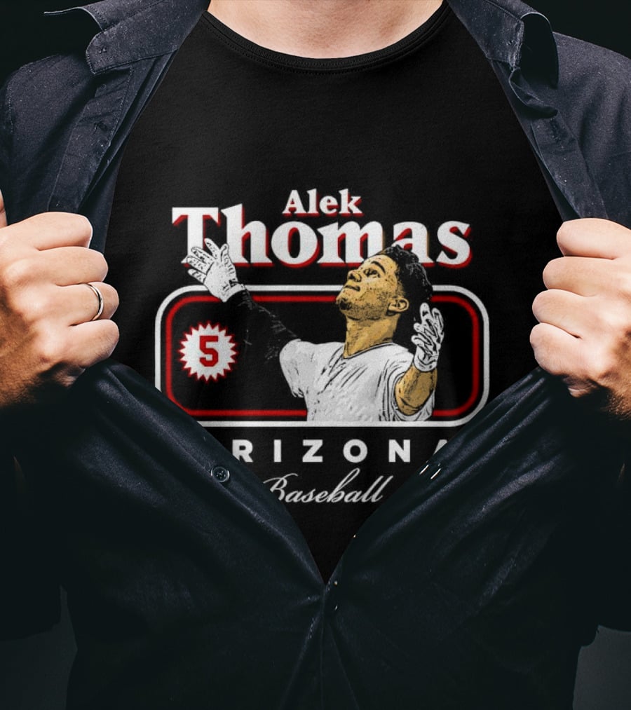 Alek Thomas Arizona Baseball 5 T-Shirt