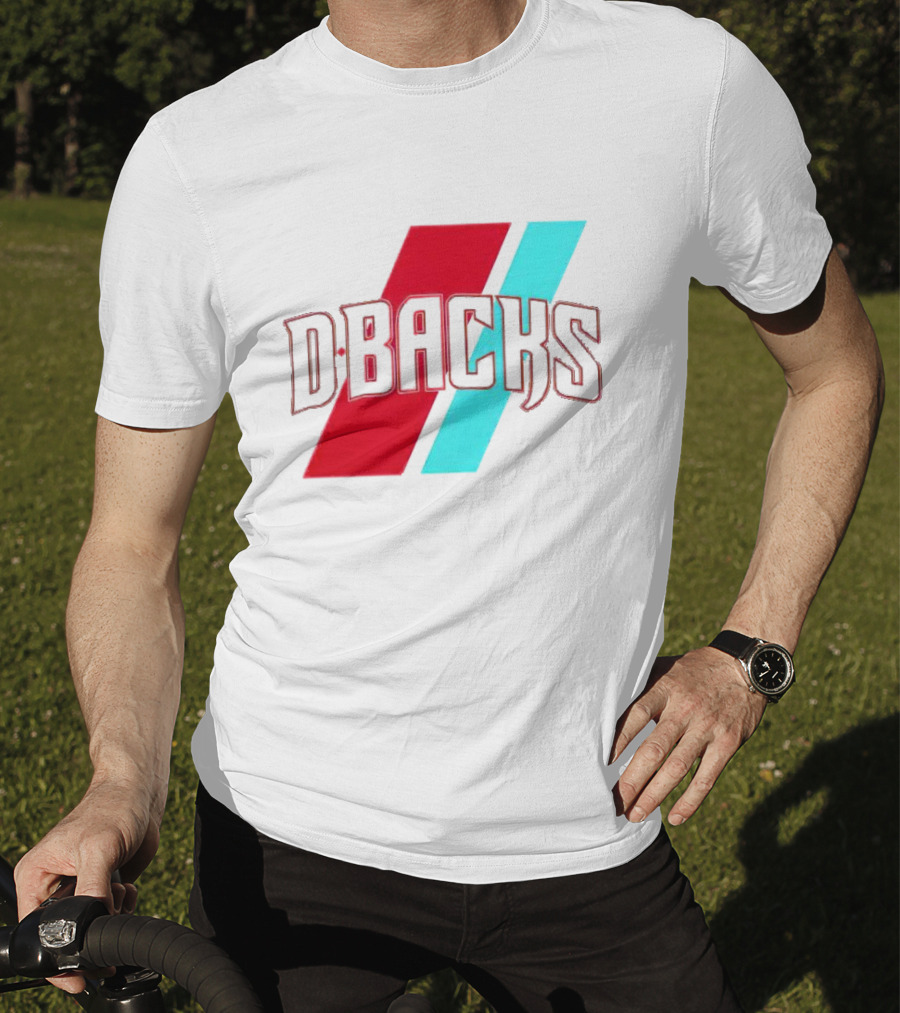 Arizona DBbacks Tri-Color Stripe T-Shirt