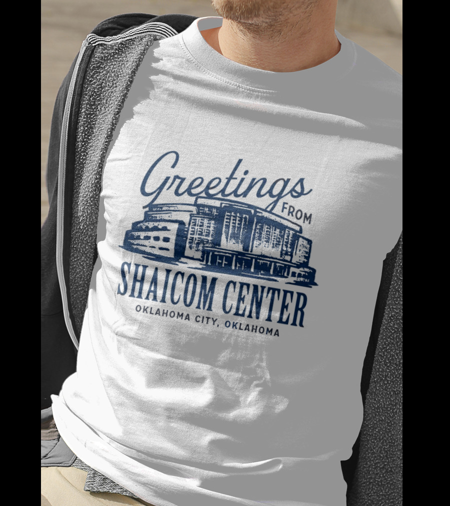 Greetings From Shaicom Center Oklahoma City Oklahoma T-Shirt