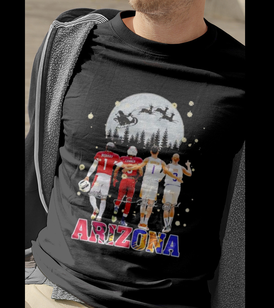 Arizona Christmas Kyler Murray James Conner Devin Booker Chris Paul T-Shirt