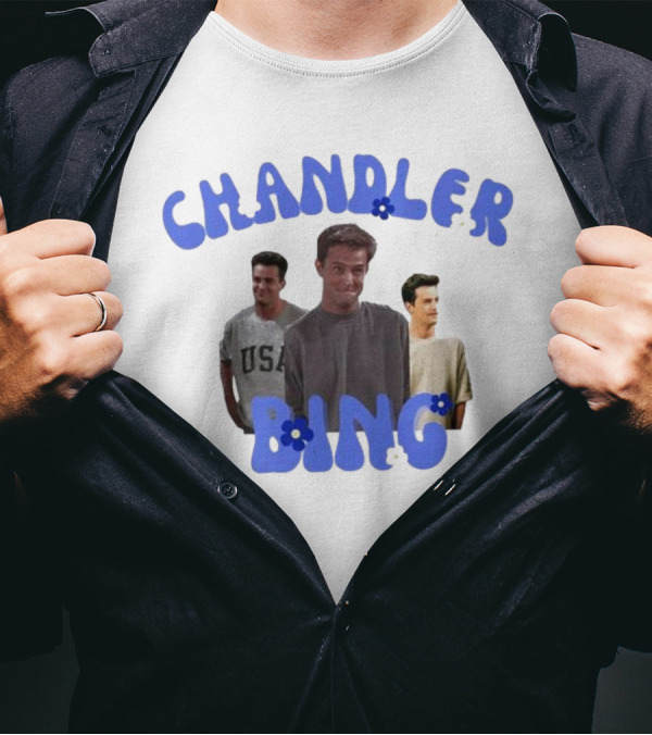 Chandler Bing Matthew Perry Iconic TV Show T-Shirt