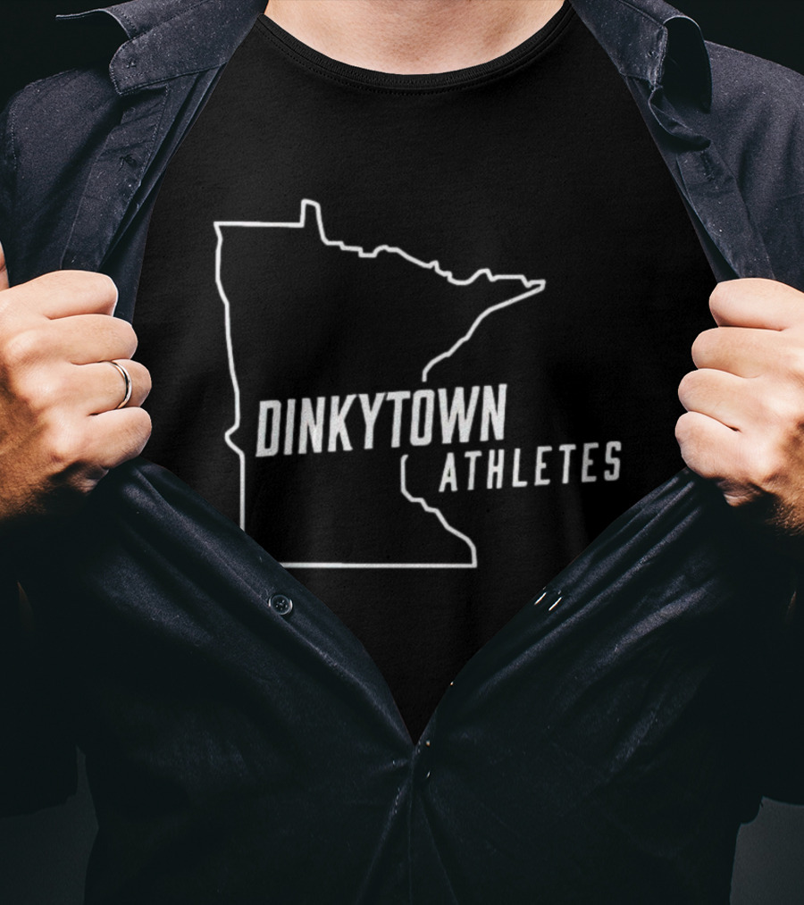 Ben Johnson Dinkytown Athletes Minnesota Outline T-Shirt