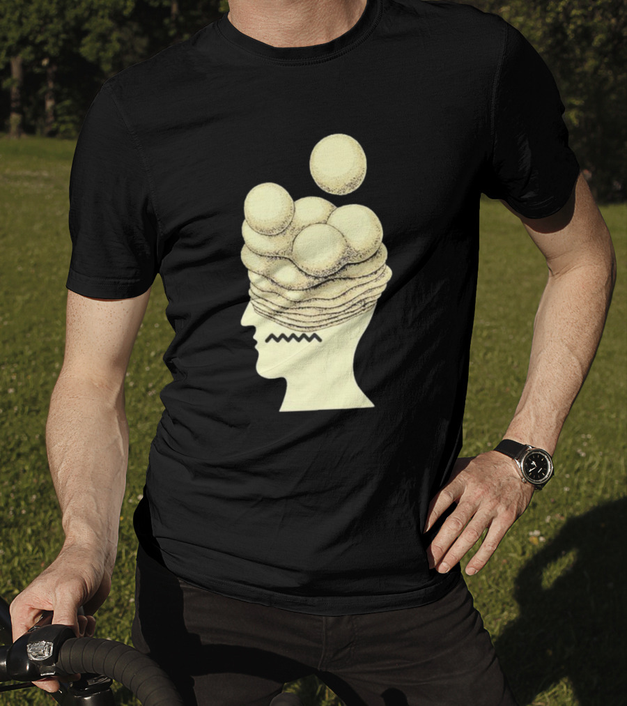 Brain Dead Growth Surreal Layers Optical Illusion T-Shirt