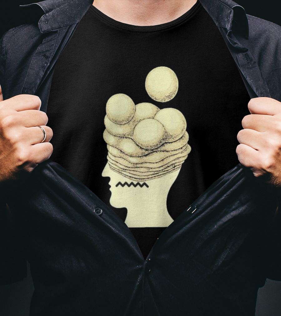 Brain Dead Growth Surreal Layers Optical Illusion T-Shirt