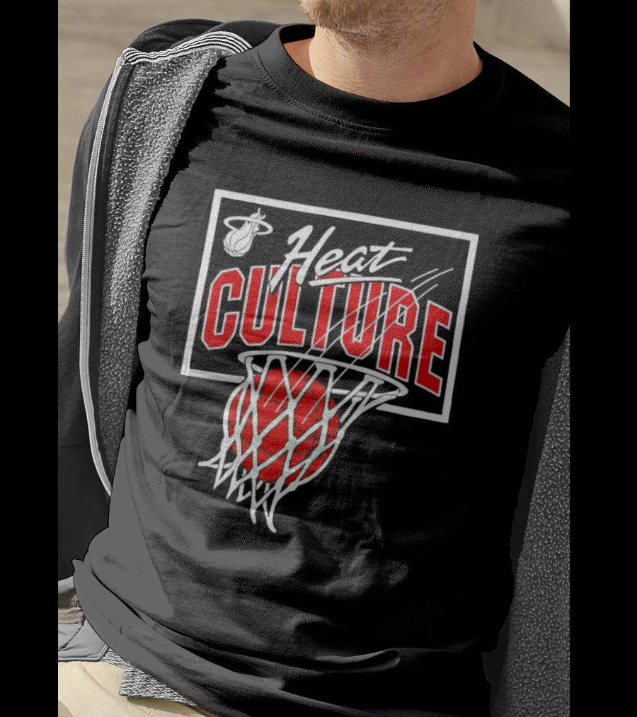 Heat Culture Basketball Net Miami Heat T-Shirt