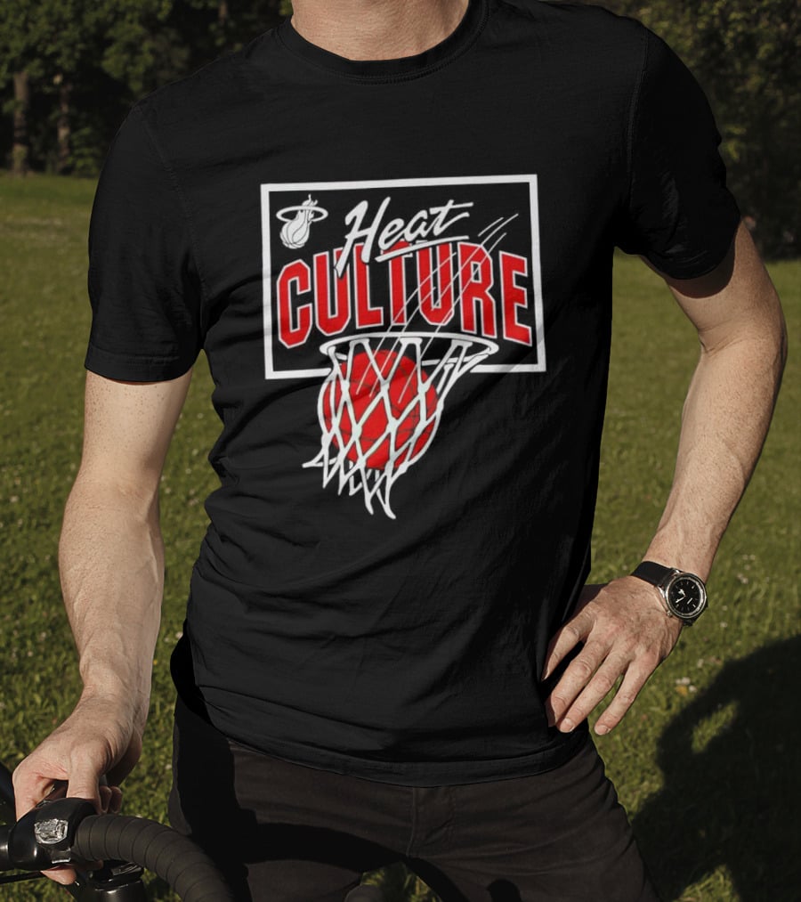 Heat Culture Basketball Net Miami Heat T-Shirt