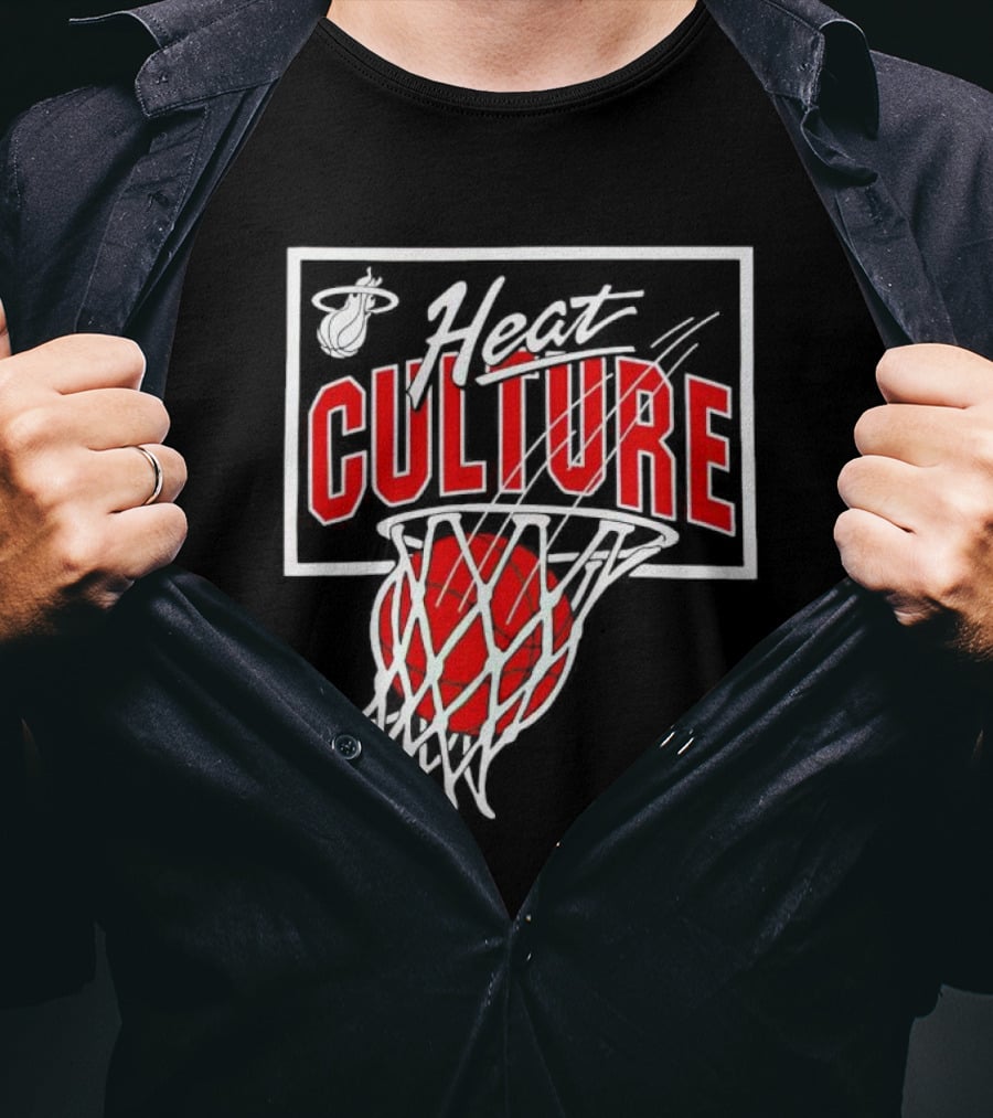 Heat Culture Basketball Net Miami Heat T-Shirt