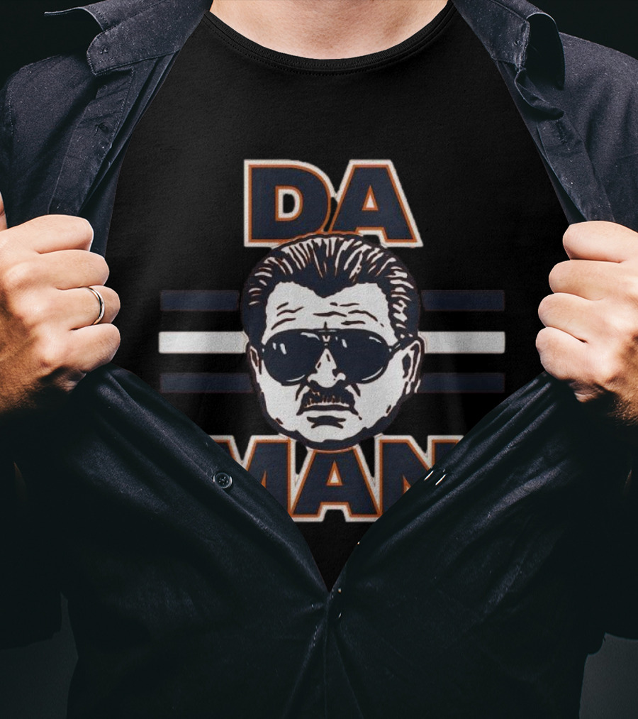 Mike Ditka Da Man Coach Sunglasses Iconic T-Shirt