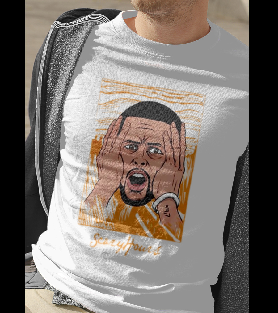 Drake Scary Hours White Munch Scream T-Shirt