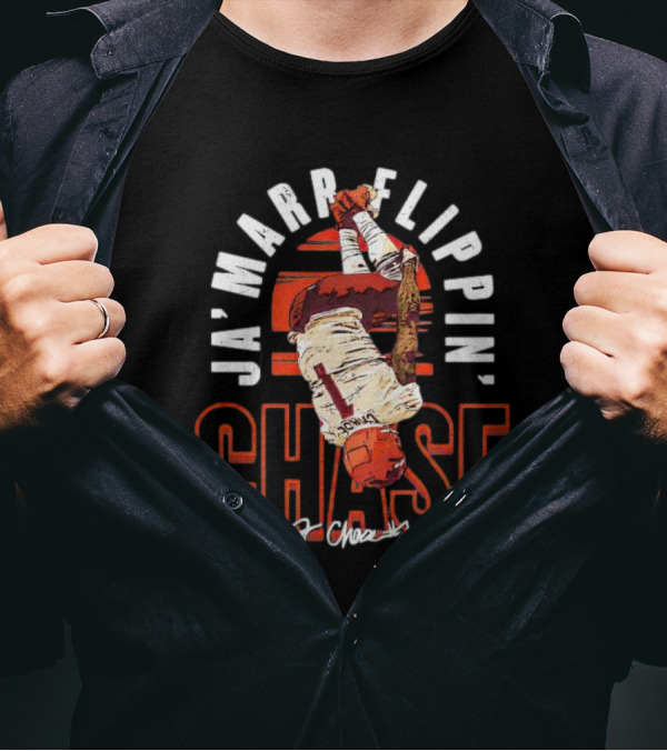Ja'Marr Chase Flippin' Cincinnati Signature 1 Chase T-Shirt