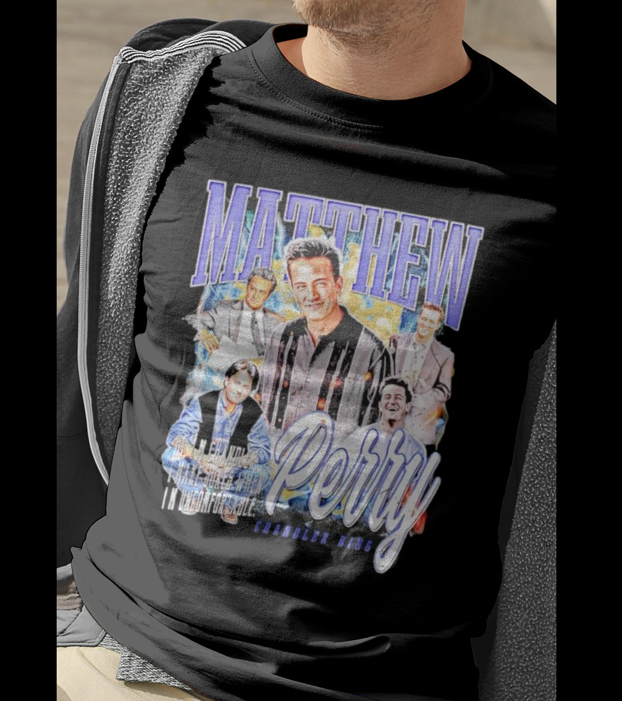 MATTHEW PERRY Chandler Bing I'm Unemployable T-Shirt