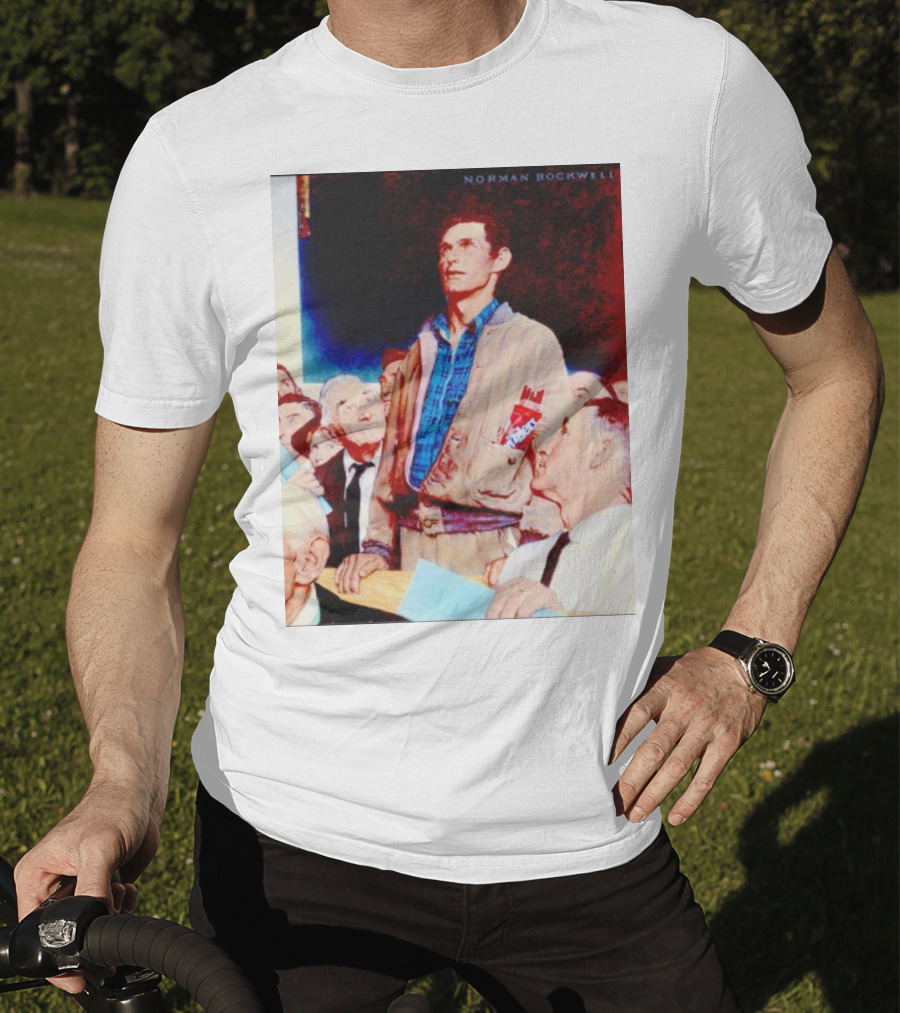 Norman Rockwell Freedom Of Speech Twizzlers Edition T-Shirt