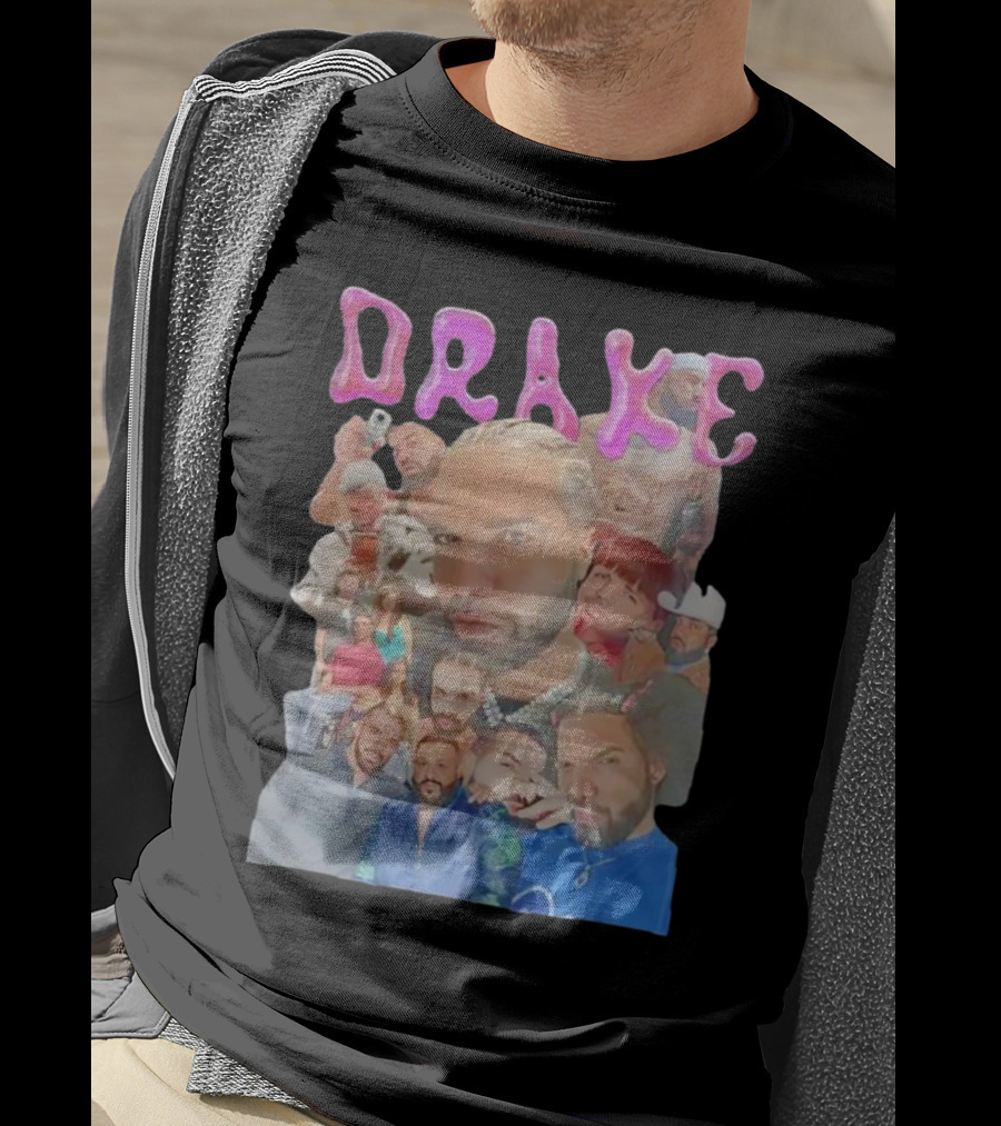 Drake Multi-Portrait Collage T-Shirt
