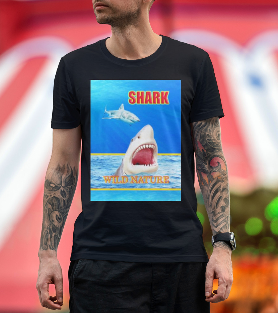 SHARK Wild Nature Ocean Depths Adventure T-Shirt