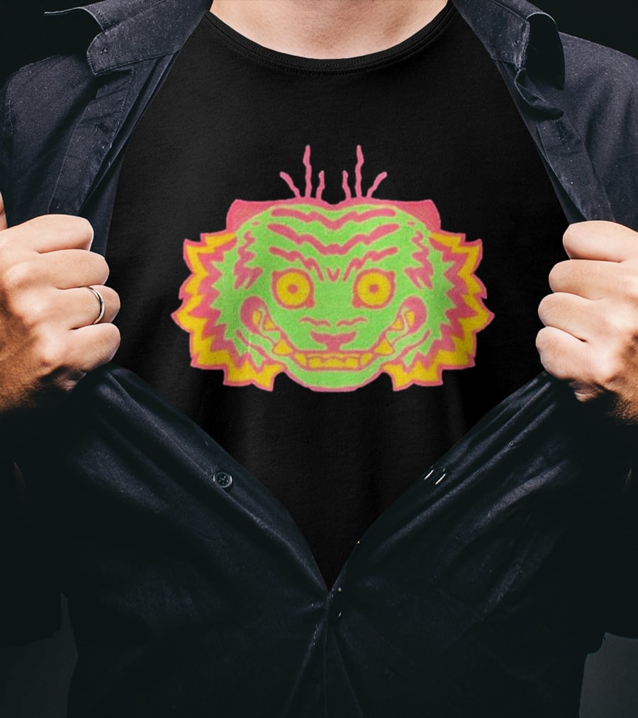 Papajoolia Tigers Neon Doodle T-Shirt