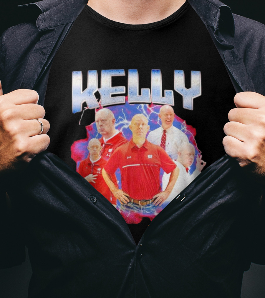 Kelly Sheffield Wisconsin Volleyball Coach Vintage T-Shirt