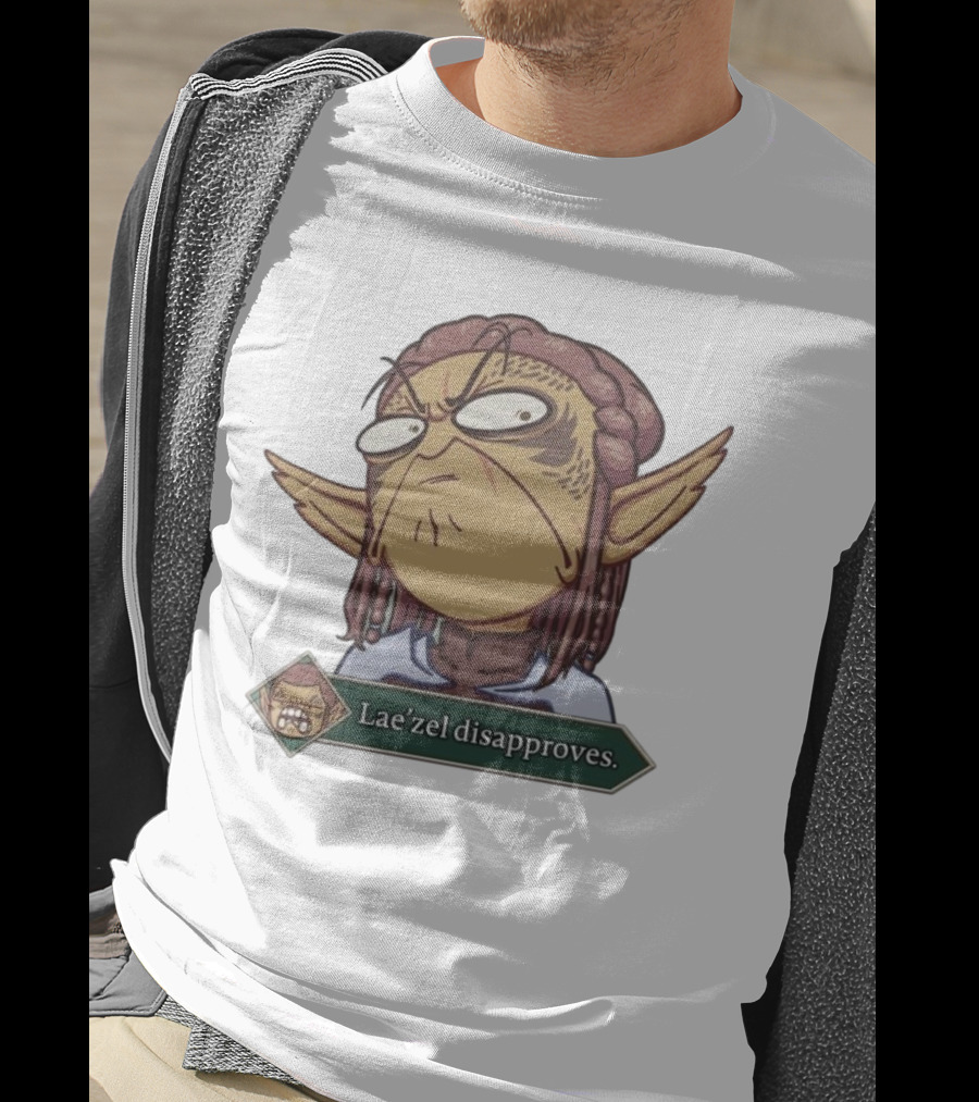 Lae’zel Disapproves Baldur's Gate Meme Expression T-Shirt