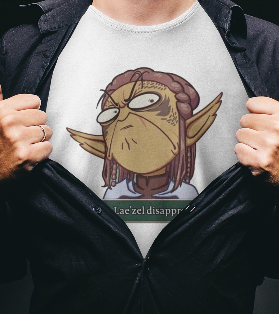 Lae’zel Disapproves Baldur's Gate Meme Expression T-Shirt