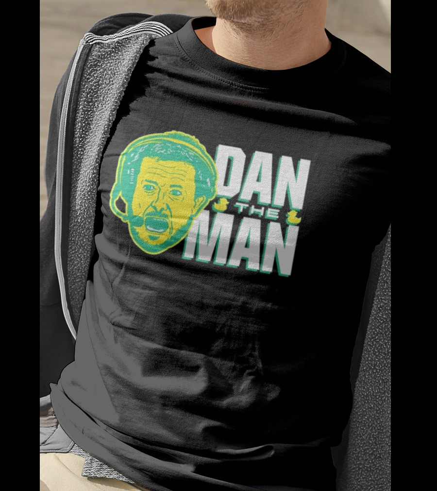 Oregon Fans Dan The Man Ducks Headset T-Shirt