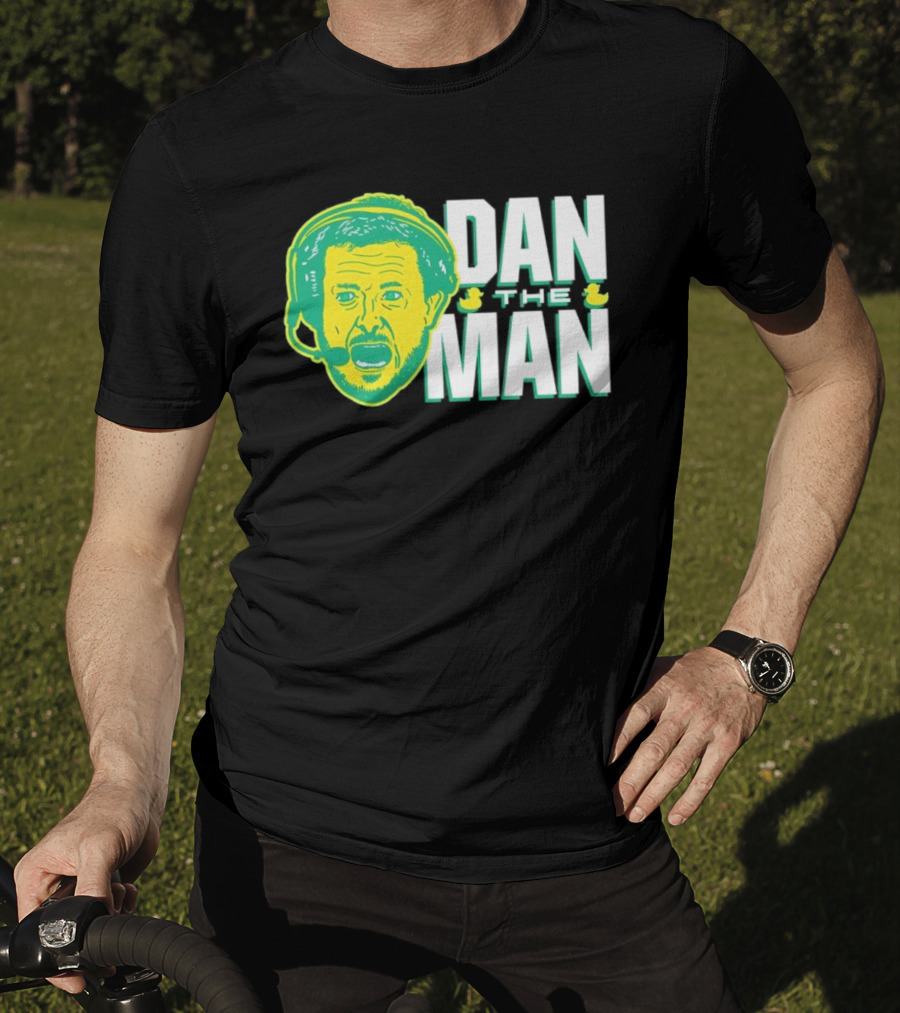 Oregon Fans Dan The Man Ducks Headset T-Shirt
