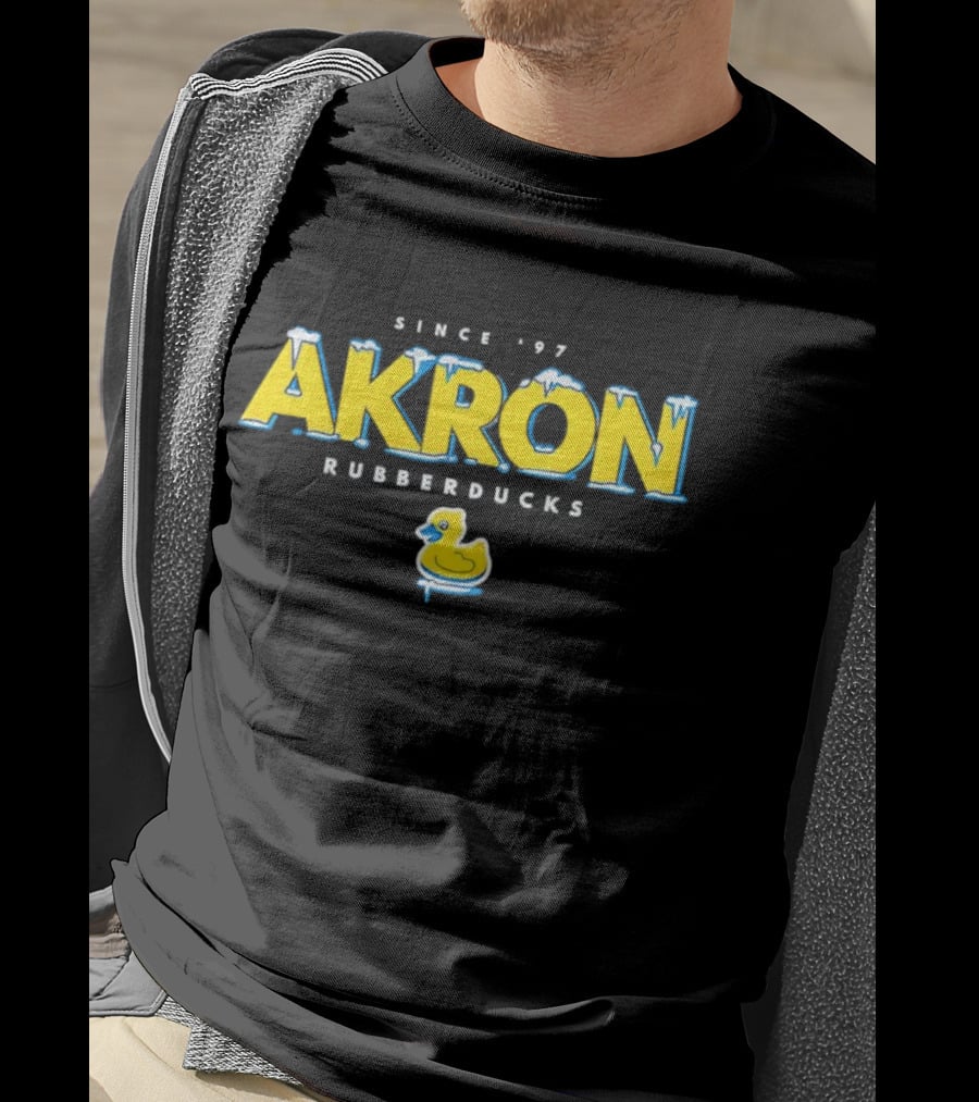 Akron RubberDucks Since '97 Ducky Snowstorm T-Shirt